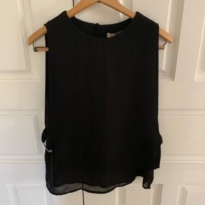 black blouse tank
